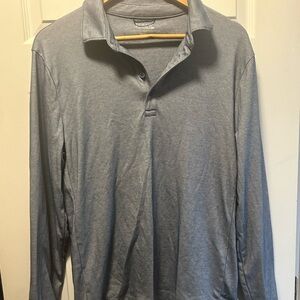 J Crew Long sleeved performance polo